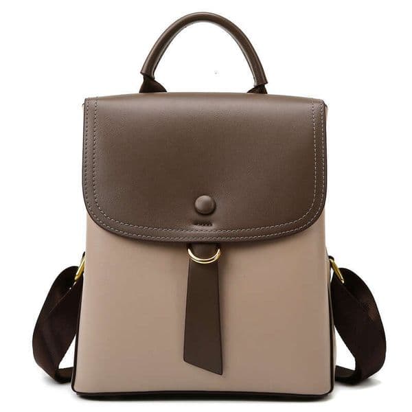 Women's Bags Shoulder backpack for women new simple contrasting texture bag, popular outdoor fashion women's bag