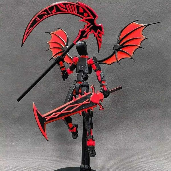 Desktop Decoration 3D Printed Robot 13 Action Figure Shape Robot Mti-Jointed Movable Robot Dummy Action Figures Upgraded K260325