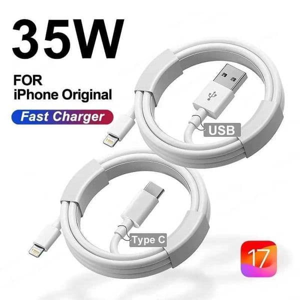 35W PD Fast Charging USB Cable for 14 8 7 Plus 13 12 11 Pro XS Max XR X USB C Rapid Charger Cable 1m 1.5m 2m 3mXJ250103