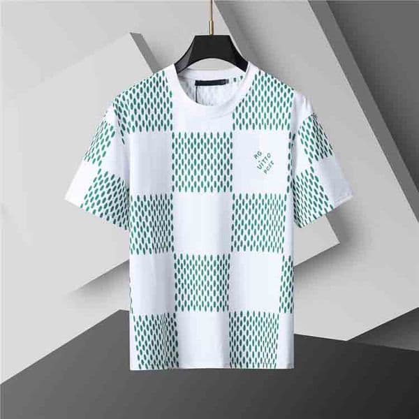Designer Brand Tees T Shirts Top Quality Pure Cotton Short Sleeve Shirt Simple Letter Printed Summer Casual Men Clothing Size M-XXXL