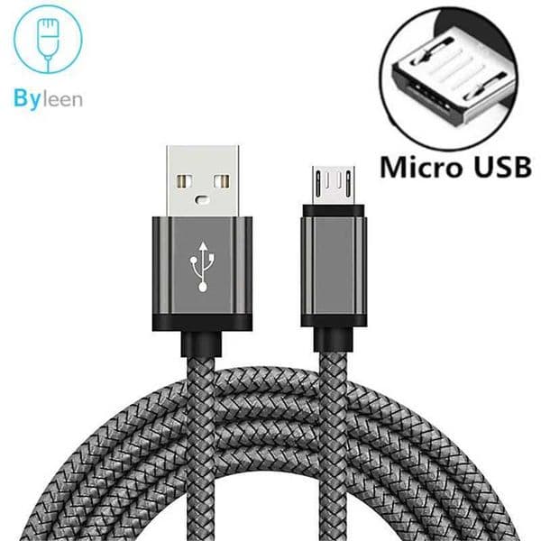 Micro USB Cable 3m 2m Charging Charger Cable Data Cord For p smart 2019 p9/p10 lite p9 Y3 Y5 Y6 Y9 Honor 8x 8S 7c 20i 7AXJ250103