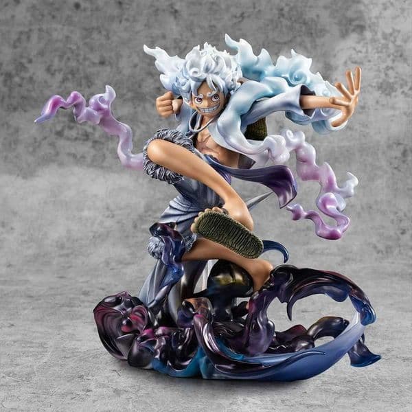 2026 New New 23Cm/9In Anime One Piece Gear 5 Action Figure Sun God Nika Luffy Statue Toy Giftsxj Toy