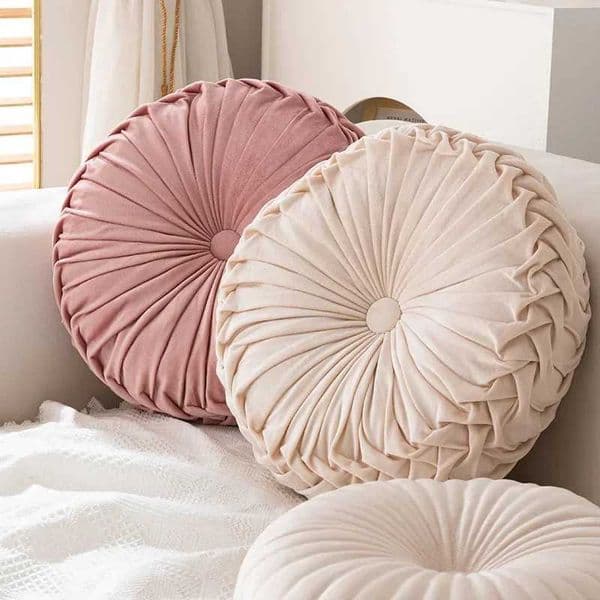Pumpkin Pillow Round Pillow Pink Cushion Waist Pillow Living Room Sofa B B Decorative Wheel FutonXJ250321