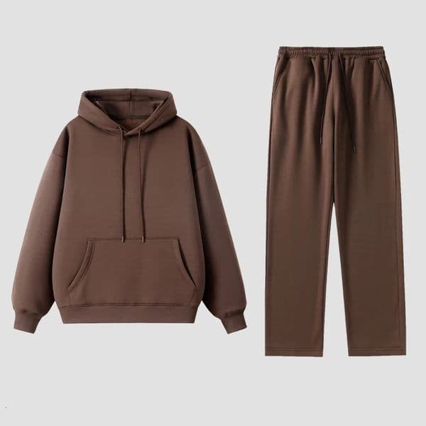 Womens set hoodie pants casual wear sportswear solid color zipperpants set autumn and winter fashion set 250102