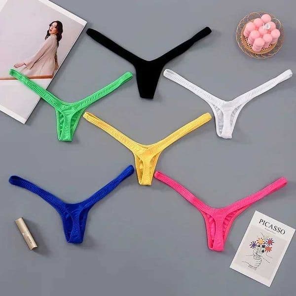 Womens new deep V-shaped thong mini underwear bikini breathable thread sexy hot low waisted thong womens underwear W250103