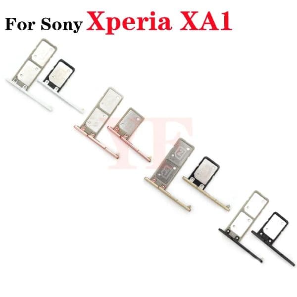 Single Dual SIM Card Holder Reader Sim Tray Slot With Cover For Sony Xperia XA1 G3121 G3125 G3112 G3116