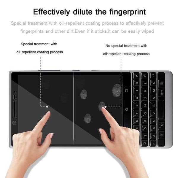 Tempered Glass for BlackBerry Key 2 2025 Two Key2 4.5" black Full Cover Protective Glas Screen Protector