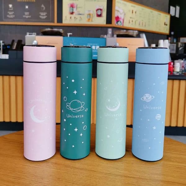 Smart Thermal Bottle Display Temperature Thermal Mug Stainless Steel Food Thermos For Tea Water Bottle With Heating Cup 250103