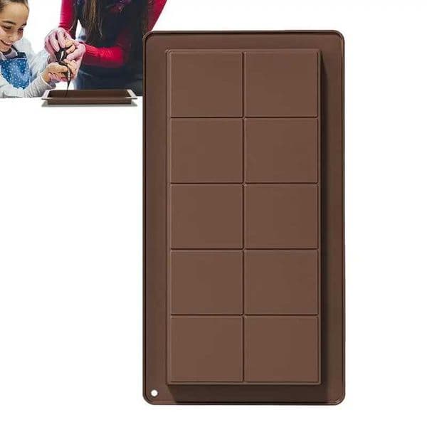 10 Grid Deep Chocolate Candy Silicone Mold Reusable and Easy to Release Chocolate Candy Bar Mold Kitchen Small Tool Baking Tool M250106