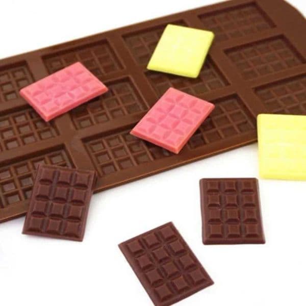 1 silicone chocolate mold cake decoration tool easy to disassemble high-quality square silicone mold for baking gluten M250106