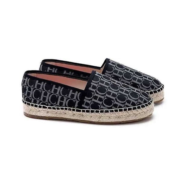 Casual Autumn New Fashion Design CH Model Letter Womens Shoes Print Fishers Luxury High end Brand Party Flat Y250106H3HJ