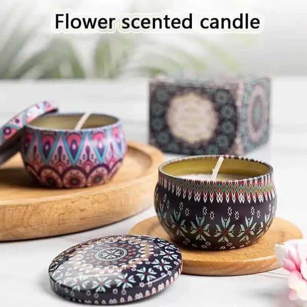 Fragrance Candle Fragrance Lavender Rose Fragrance Candle Jar Soy Wax Fragrance Candle Wedding Birthday Gift Home Decoration M250106