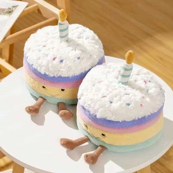 Plush birthday cake toys fun Strberry dolls baby doll cute decorations Dollsdolls rainbow wedding gifts
