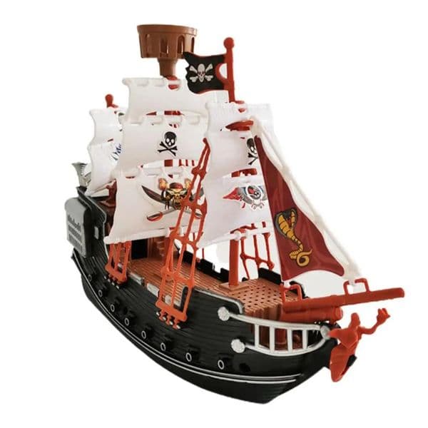 Kids Pirate Toys Ship Plaything Interesting Unique Boats Model Playthings Table Ornament Boat Toy for Home Kindergarten 241230