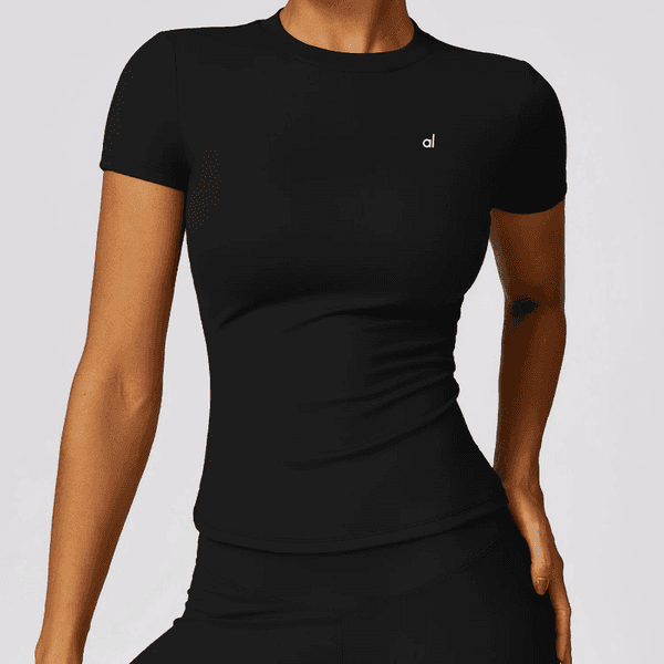 Women's T-Shirt Active Shirts Sports T-shirt Womens Gym Ts Cotton Short Slves Fashion Women Breathable And Sweat-absorbing Oversized Tops H25215