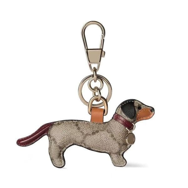 bear designer dog shaped bag charm keychain men women Lanyards cute mini owl car key chain fluffy pendants bag pendant luxury bag cartoon charm vintage toy doll