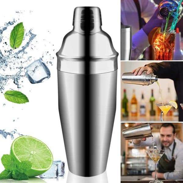 304 Stainless Steel Cocktail Shaker Mixer Wine Martini Boston Shaker For Bartender Drink Party Bar Tools