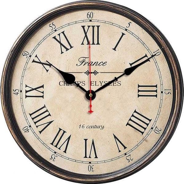 Vintage Mini Wall Clock Kitchen Decorative Wall Art Silent Large Circular Wall Clock Used for Living Room Bedroom Office W250107 Y260310