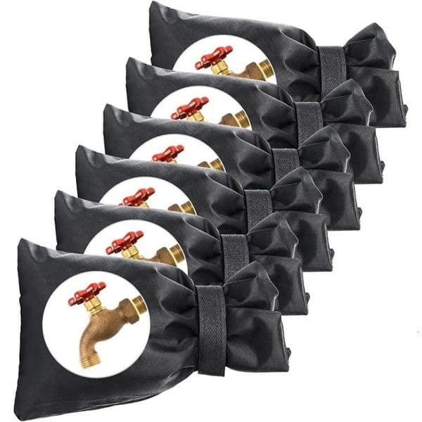 Protect Garden Faucet From Freezing Outdoor Faucet Cover Winter Outdoor Faucet Cover Black Reusable Tap Protector 250106