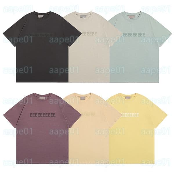 Designer Mens T-shirt Summer Short Sleeve T-shirt Fashion Brand Womens T-shirt Couple Hip Hop Trendy Shorts Clothing Size S-XL