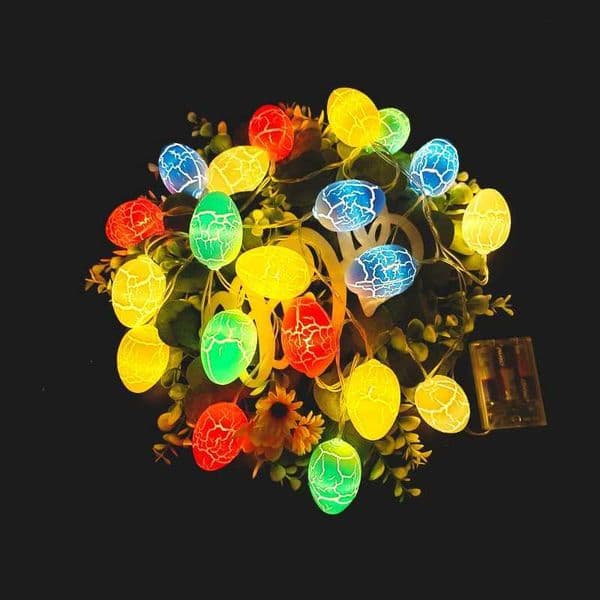 1.5/3meters Colorful Easter LED Light String Easter Egg String Light Lamp Happy Easter Party Supplies Decoration For HomeXJ250107