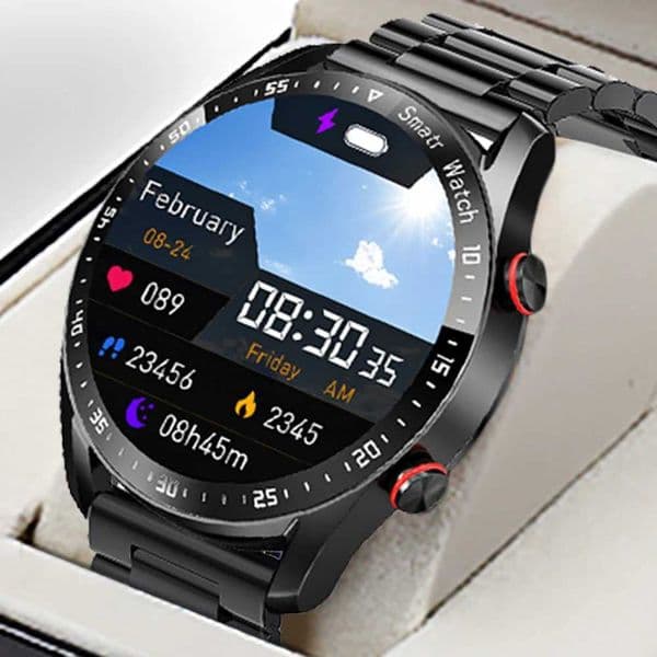 New 2023 ECG+PPG Smart Watch etooth Call Music player Man Watch Sports Waterproof Luxury Smartwatch For Android iosXJ250108
