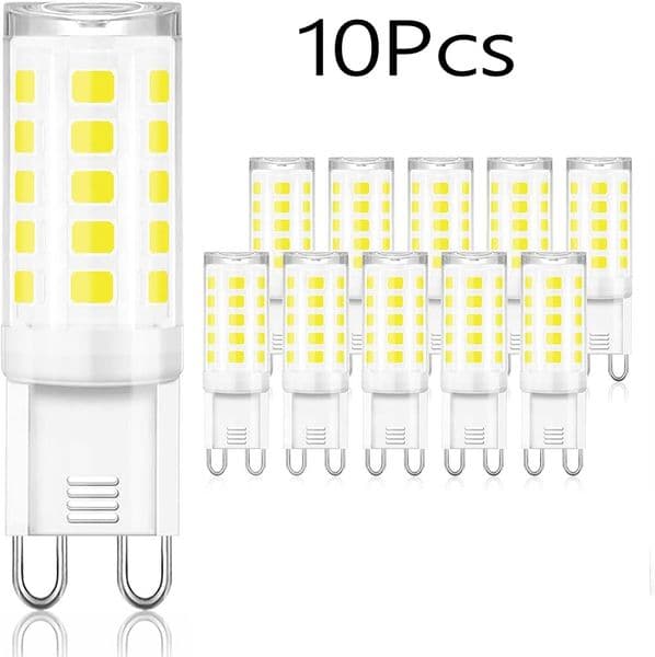 10Pcs Brightest G9 LED Lamp AC220V 7W Ceramic SMD2835 LED Bulb Warm/Cool White Spotlight replace Halogen light wholesale