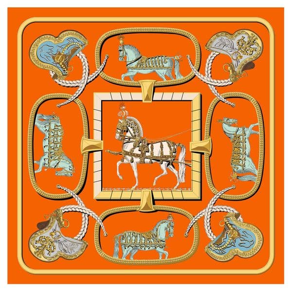 130 cm new silk scarf war horse saddle printing twill large square scarf jungle horse pattern women turban shawl handkerchiefs