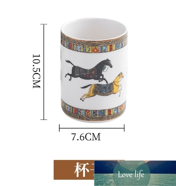 European Creative Ceramic Toiletries Hotel Bathroom Tableware Storage Decoration Cup Tray1