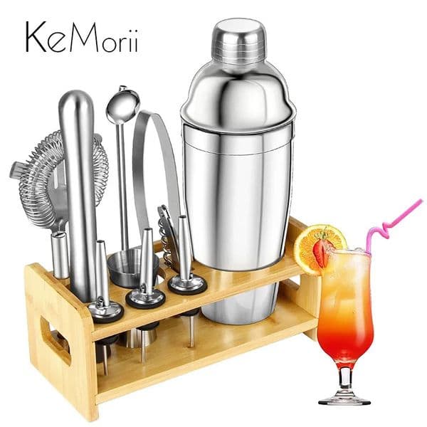 Profissional Cocktail Shaker Set Bartending Equipment Wine Martini Drink Mixer Barware tools Bartender Kit for Home Bar 250106