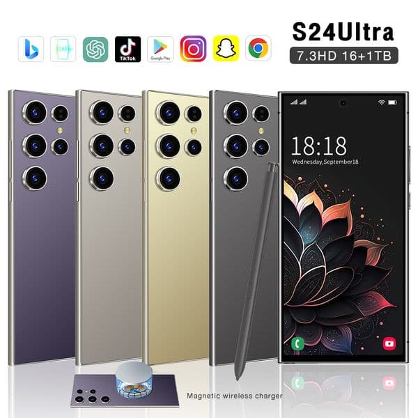 S24 Ultra Android Phone with 5G Connectivity, 7.3-inch HD Screen, Dual Camera & Huge Storage thumbnail 2