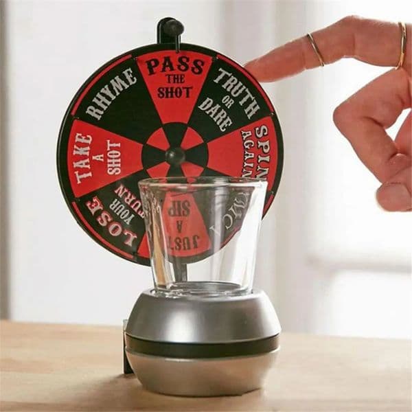 Beer Wine Board Game Pointer S Spinner Party Glass Cup Kit Spin Drinking Table Home Entertainment Bar Tools 250107