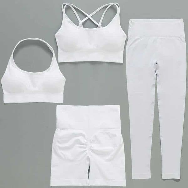 Seamless Gym Set Yoga Set Two Piece Set 2PCS Suit Women Sport Bra Leggings Run Workout Outfit Fitness Wear Female Sport ClothingXJ250109