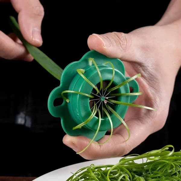 Green Onion Wire Drawing Kitchen Superfine Vegetable Shredder Easy Slicer Plum Blossom Cut Items 250107