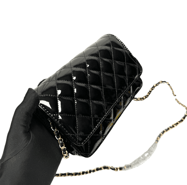 Luxury brand designer women bag shiny shoulder bags phone holders handbag Original box purse clutch fashion 20*13*5cm