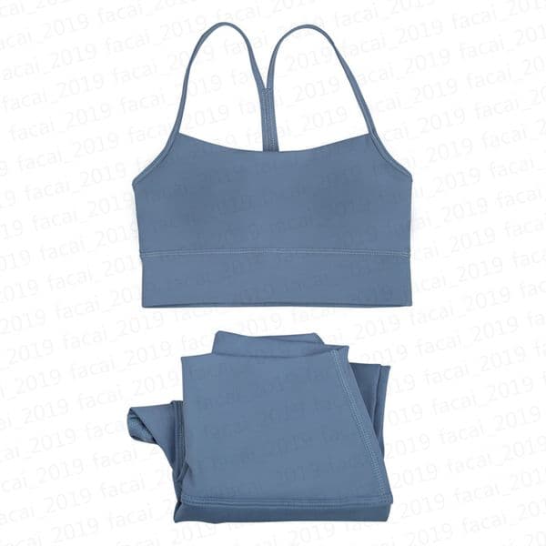 Designer Sport Jogger Woman Yoga 2 Piece Set Line Up Bra Workout Clothe Active Wear Run Vest Fitness Gym Pilates Muse Outfits Tennis A2