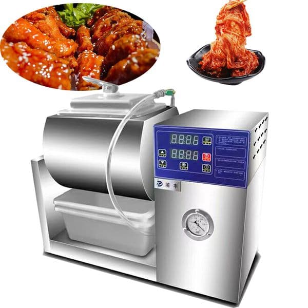 Small Vacuum Fresh Meat Development Machine, Stainless Steel Fried Chicken Mixer, Vacuum Drum Marinating Machine