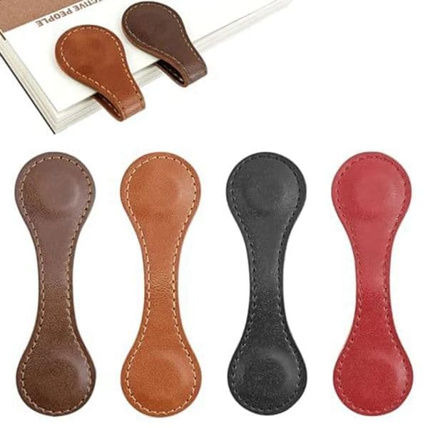 Personalized Leather Retro Bookmark Lovers Gift Readers Gifts For Children 4Pcs 250107BJ