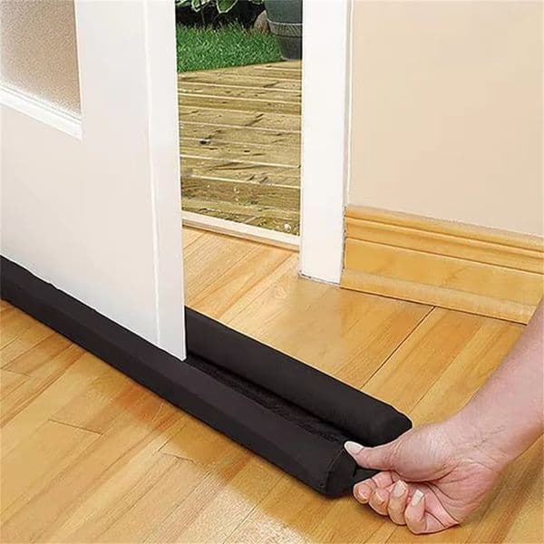1pc Waterproof Seal Strip Draught Excluder Stopper Door Bottom Guard Double Silicone Soundproof Flexible Wind Noise Reduction