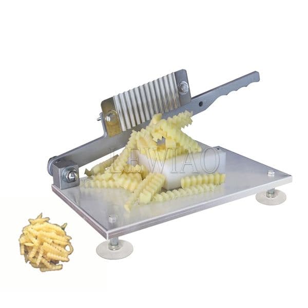 Stainless Steel French Fries Cutter Durable Potato Chip Slicer Wave Shape Potato Shred Artifact Potato Knife
