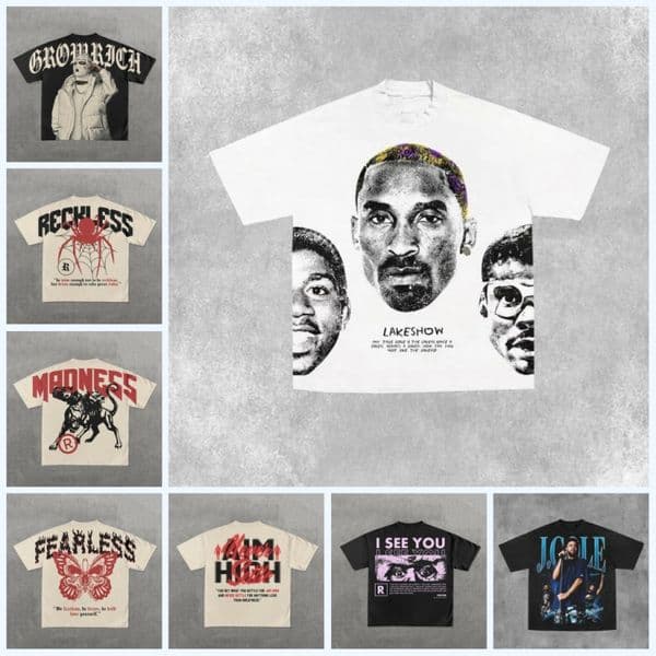 Men's T Shirts Y2K Harajuku Spider web Shirt Woman Tees Loose Hip Hop Gothic Graphic Print Oversized Cotton Tshirt Punk Short Sleeved Streetwear Casual Tops