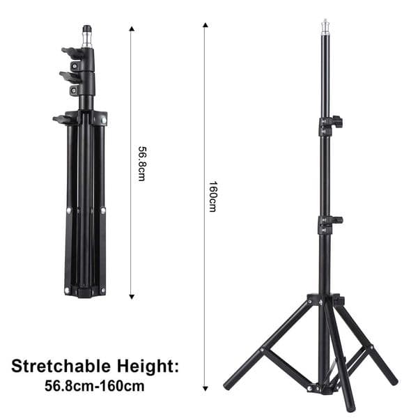 Projector Tripod Stand Stretchable Projector Bracket Aluminum Alloy Holder 1/4 Interface Adjustable Height for LCD Projector Z250116