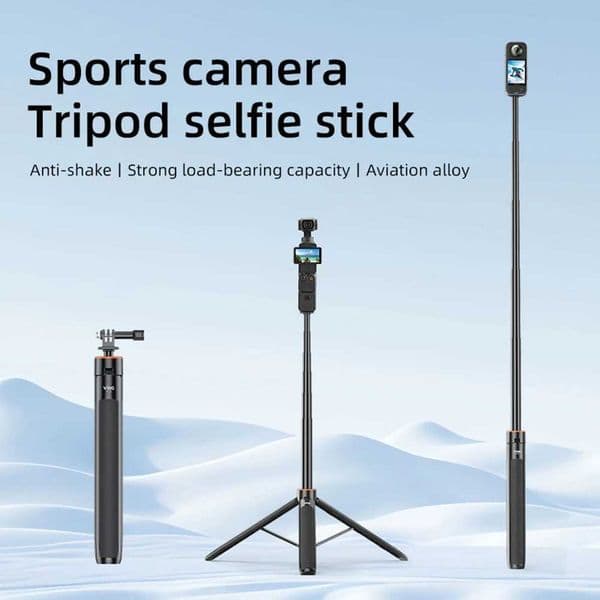 Extension Rod Pole Bar Telescopic Extension Rod Tripod Adjustable with 1/4inch Thread for DJI Osmo Pocket 3 Accessories Z250116