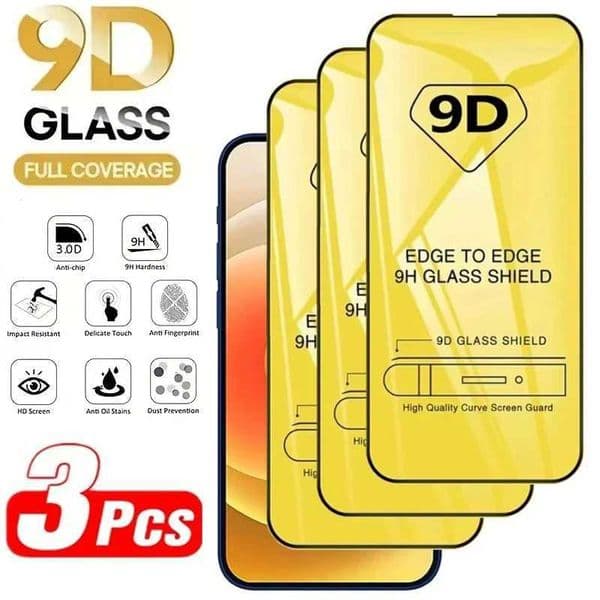 New Arrival 9D Screen Protector Tempered Glass for IPhone 14 16 13 12 11 15 Pro Max Protective Glass for IPhone X XR XS Max 7 8 6 14 Plus SE T250116