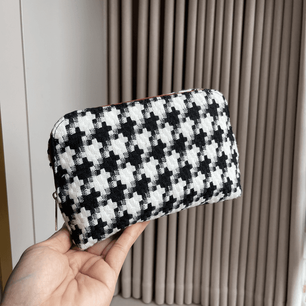 Thousand bird weave portable makeup storage finishing bag cosmetic organizer vip Collection