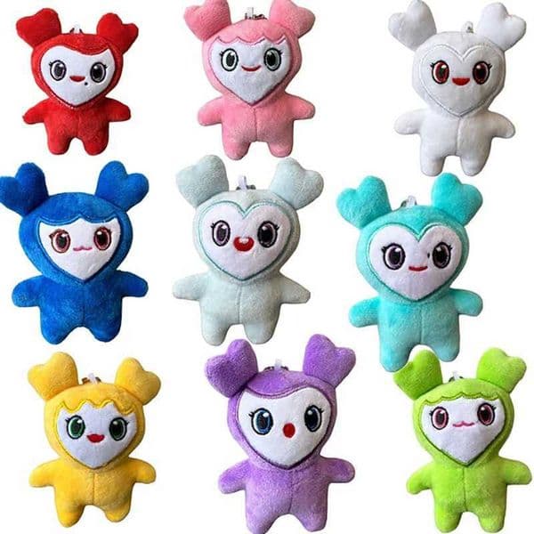 9pcs Plush Korean Super Star Plush Toy Cartoon Animal TW Momo Doll Keychain Pendant Keybuckle PlushToy for Fans ONCE GirlsXJ250116