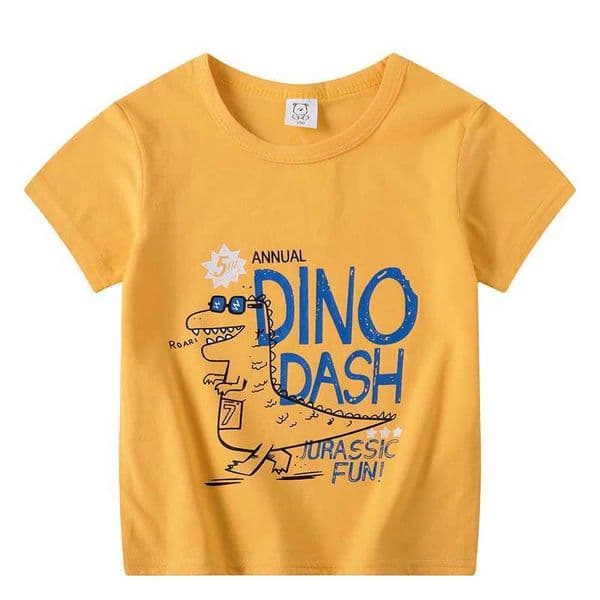 New Arrival Summer Boys Girls T-shirt New Style Children Baby Cute Short-sleeved Shirt Boys and Girls T-shirt Tops Kids Clothing 5 To 6 Years T250116