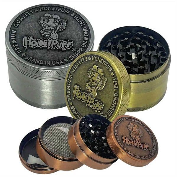 2-inch metal herb grinder 4-layer manual spice pepper grinder salt sand grass tobacco grinder tobacco grinder smoking tool accessories W250121