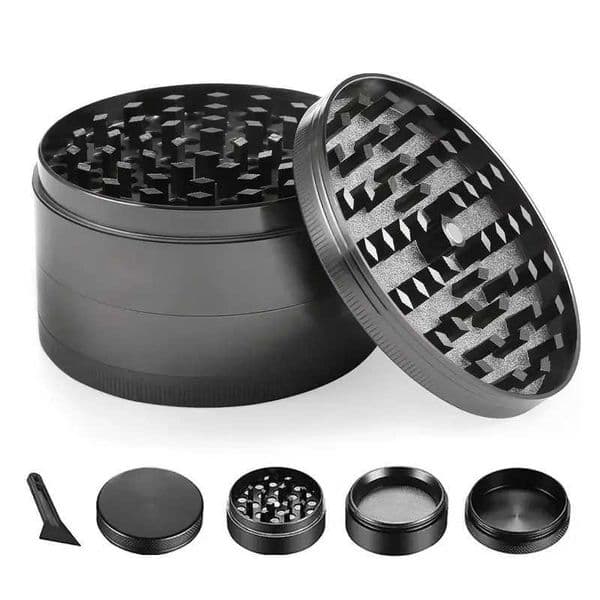 4 Layers Mini Cute Hemp Pepper Pot Spice Mill Zinc Alloy Metal Dry Herb Smoke Cigarette Accessories Herbal Tobacco Grinder W250121