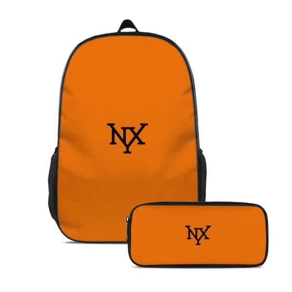 NXY 2-piece suit school bags backpack designer bag women backpacks bookbags womens fashion all-match solid color back packs with pen bag dust bag
